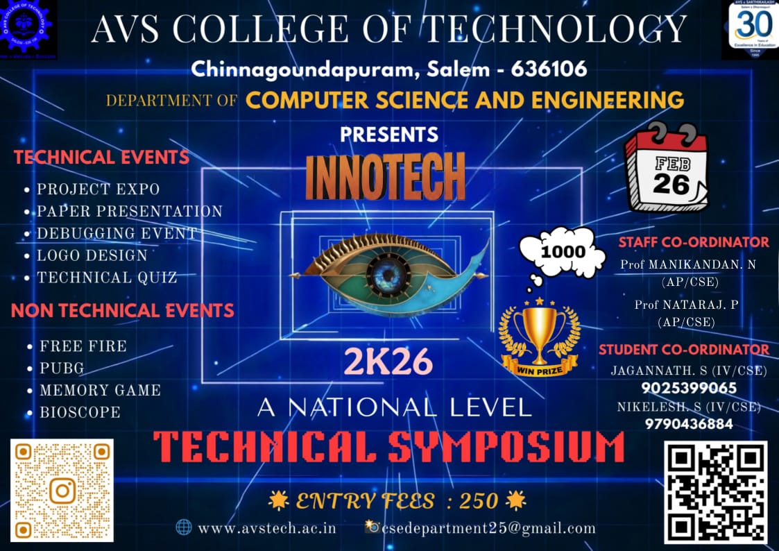 INNOTECH 2K26 Poster